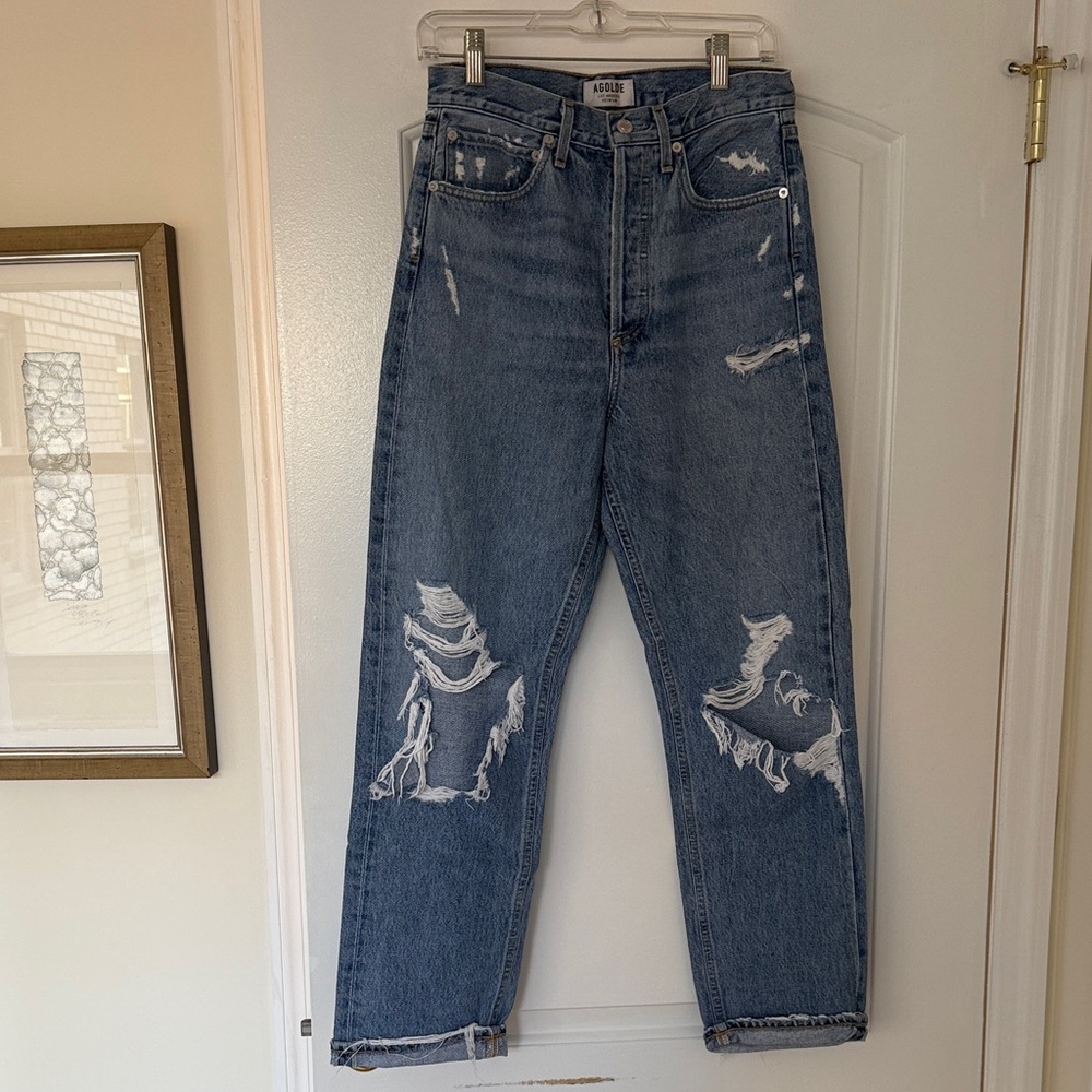 Agolde Relaxed Distressed Jeans